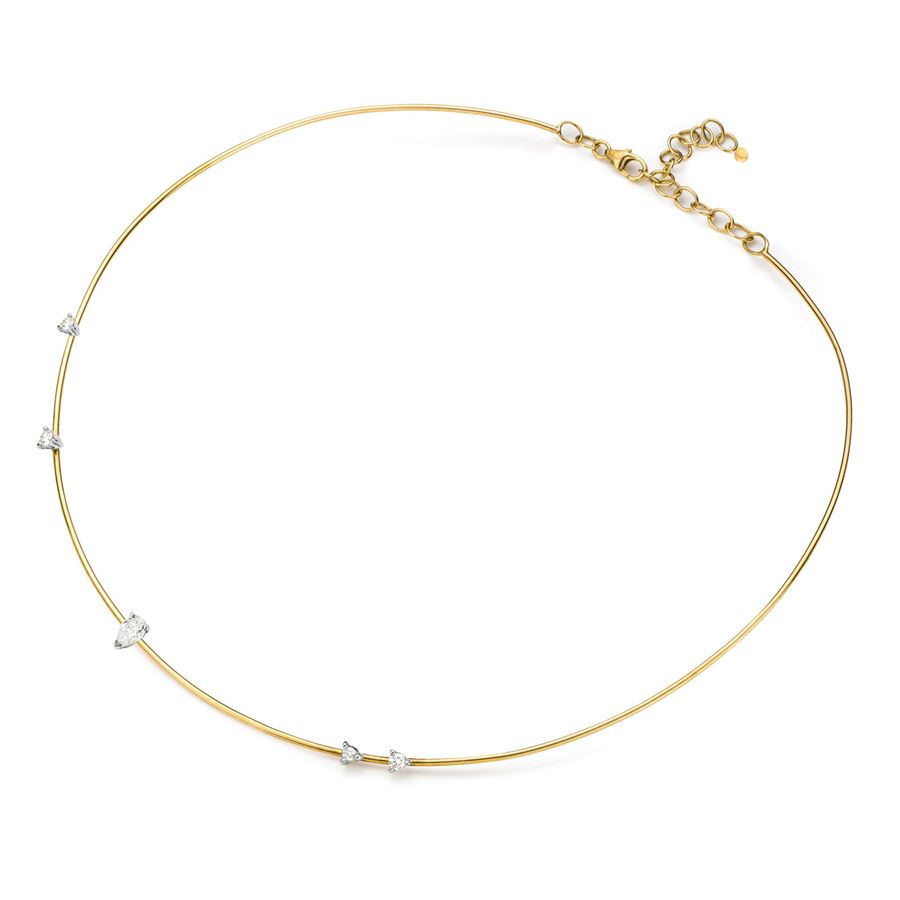 Collana 'Balance' in oro giallo con goccia BALANCE | CL GIRAU18G GC CT.0,32